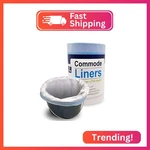 Sanicare Commode Liners - Pack Of 50 Disposable Fits All Standa. Fixed Price $22.43.