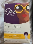 Nwt One By Poise Incontinence Or Period Pads Regular Flow Ultra Thin Wings 22 Ct. Fixed Price $9.95.