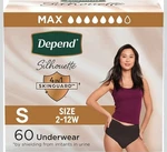 60 Count Depend Silhouette Adult Incontinence & Postpartum Bladder Leak. Fixed Price $52.00.
