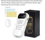 Wireless Smart Bedwetting Alarm For Boys Girls & Older Kids With Uv Mode Night. Fixed Price $39.88.