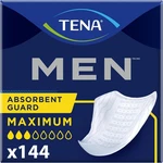Tena Incontinence Guards For Men Maximum Absorbency 144 Ct. Fixed Price $44.99.