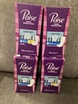 Lot Of (4)POISE Incontinence Pads Moderate Absorbency Ultra Thin Regular. Fixed Price $39.00.