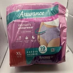 Assurance Maximum Absorbency Underwear, Women's, Xl, 19 Count (pant Size 22-34). Fixed Price $34.99.