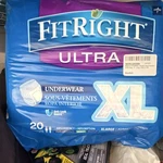 Medline Fitright Ultra Underwear Heavy Absorbency Xl Blue 20 Pack. Fixed Price $26.60.
