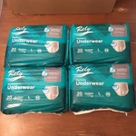 Rely Maximum Absorbency Underwear Size Large 44" 58" - 4X20 Count (80 Total). Fixed Price $41.25.