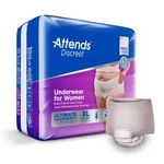 Attends Discreet Women's Underwear, Level 5, X-large. Fixed Price $14.89.