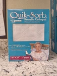 Quik-sorb Cotton Reusable Underpad 30''X35'' (76CM 89CM). Fixed Price $28.00.