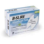 B-sure Anal Leakage Pads, BOX/24 Count (pack Of 1), White. Fixed Price $17.30.