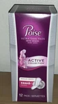 Poise Active Collection 12 Count. Fixed Price $34.99.