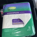 Depend Bed Protectors Tri-loc Triple Layer Protection Underpads 12 Pack. Fixed Price $17.00.