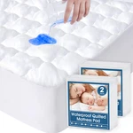 Springspirit 2 Pack Full Size Mattress Protector Pad Waterproof Quilted. Fixed Price $69.86.