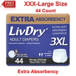 Extra Absorbent Adult Diapers Xxx-large (44 Count) Disposable Leak Protection. Fixed Price $99.99.