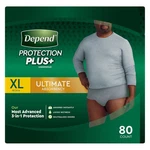 Depend Protection Plus Mens Underwear Ultimate Absorbency Size Xl - Case Of 80. Fixed Price $59.99.