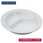 Sammons Preston Partitioned Scoop Dish, Melamine Divided Plate For Kids, Elderly. Fixed Price $19.74.