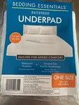 Bedding Essentials Waterproof Underpad Mattress Protectors 33X35 Inch Set 2. Fixed Price $19.99.