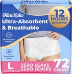 Adult Incontinence & Postpartum Bladder Leak Underwear For Women, Disposable,.... Fixed Price $105.96.