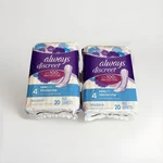 Always Discreet Pads Moderate Absorbency Bladder Leaks Lightly Scented 20CT -2PK. Fixed Price $14.99.