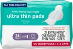 Amazon Basics Ultra Thin Pads With Flexi-wings For Periods, Extra Heavy Overnigh. Fixed Price $8.61.