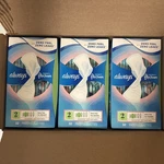 Pack Always Infinity Feminine Pads, Size Heavy, Wings, Unscented 32CT Each. Fixed Price $29.99.
