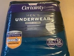Walgreens Certainty Men's Underwear (12 Count) Size Xxl. Fixed Price $15.99.