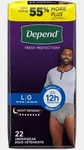 Depend Men Defense Large 22 Count Incontinence Underwear Overnight. Fixed Price $24.99.