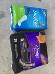 Items Different Always Discreet Incontinence Pads Size 5 Heavy Absorbency 28. Fixed Price $18.00.