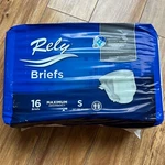 Rely Briefs Maximum Absorbency Size Small (20"-31" Waist) 16 Pack. Fixed Price $15.00.