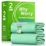 Whyworry Washable Bed Pads For Adult Incontinence, 34" X 36" (pack Of 2) Wash.... Fixed Price $27.37.