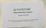 New In Box Patient Aid Bed Alarm Fall Prevention System Model# PA-505B. Fixed Price $19.99.