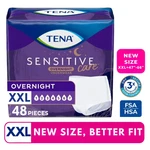 Tena Sensitive Care Overnight Incontinence Underwear For Women, Xxl, 48 Count. Fixed Price $49.99.