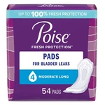 Poise Bladder Control Pads, Adult Women, Moderate Absorbency, Disposable, 12.20". Fixed Price $37.80.