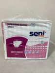 New Seni Incontinence Brief Breathable / Overnight S-SM12-BQ1 Severe Ct. Fixed Price $7.99.