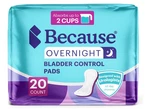 Because Incontinence Pads For Women - Extra Heavy Absorbency, Overnight Postp. Fixed Price $27.99.