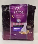 Poise 46995 Ultimate Absorbency Overnight Incontinence Pads - Pack Of 24. Fixed Price $35.00.