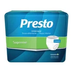 Presto Supreme Classic Protective Underwear, X-large, Case Of 56 AUB23050. Fixed Price $69.99.