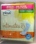 Tena Incontinence Intimates For Women, Ultimate 36 Pads. Level. Fixed Price $29.99.