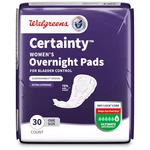 Walgreens Women's Overnight Bladder Control Pads, Ultimate Absorbency 30 (4). Fixed Price $113.23.