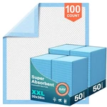 Aay Bed Pads Disposable 30" 36" (100 Count), Extra Large Super Absorbency D.... Fixed Price $59.60.
