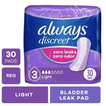 Always Discreet Adult Pads 3PACKS Of 30 Maximum Protection For Women. Fixed Price $25.99.