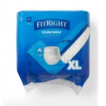 Medline Fitright Ultra Underwear Incontinence Pants Xl Blue Disposable, 20 Ct. Fixed Price $22.99.