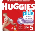 Huggies Plus Diapers Size (27+ Pounds), 156 Count. Fixed Price $84.99.