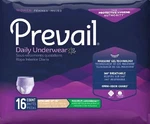 Prevail Women Daily Underwear 16 Count Extra Large 48"- 64" Maximum Absorbency. Fixed Price $15.95.
