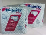 Dignity Plus Fitted Adult Briefs Large Packs Of 12. Fixed Price $53.00.