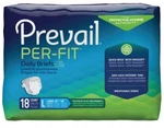 Prevail Per-fit Adult Briefs Large 45''-58'' -bag Of 18, 6 Bags Brand. Fixed Price $71.98.