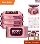 Flushable Wet Wipes For Women - 320 Count With Aloe & Vitamin Gentle Care. Fixed Price $45.00.
