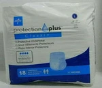 Medline Protection Plus Classic Protective Underwear,large, 18 Each / Bag Unisex. Fixed Price $13.99.