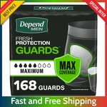 Depend Guards/incontinence Pads Fr Men/bladder Control Maximum. Fixed Price $21.99.
