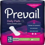 Prevail Women's Daily Bladder Control Pads, Very Light Absorbency. Fixed Price $9.89.