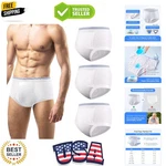 Carer Mens Incontinence Underwear Washable 3 Pack Cotton Reusable Incontinenc.... Fixed Price $76.79.