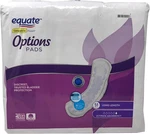 Equate Options Ultimate Long Length Incontinence Pads 51 Count. Fixed Price $15.00.